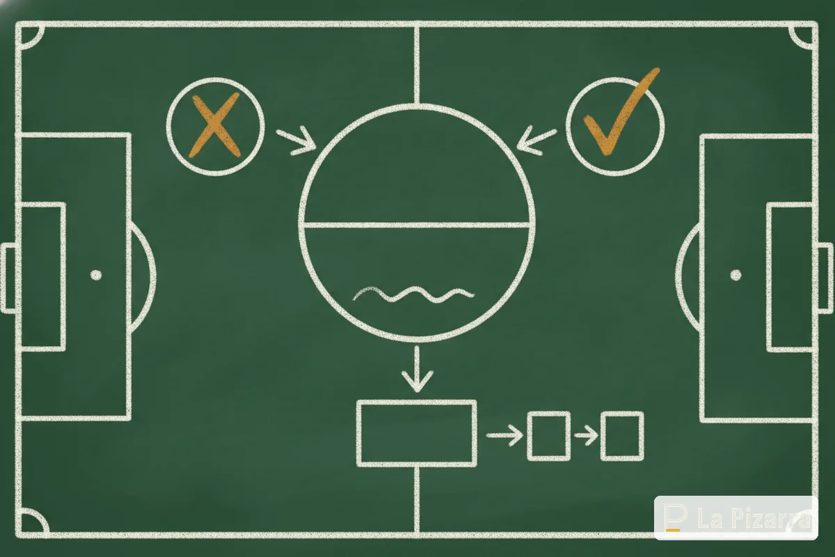 Esquema de pizarra: Ambos equipos anotan