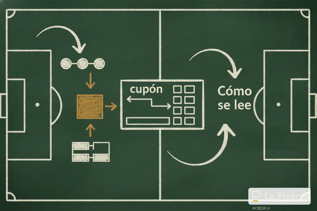 Esquema de pizarra: Qué es una apuesta combinada (parlay)