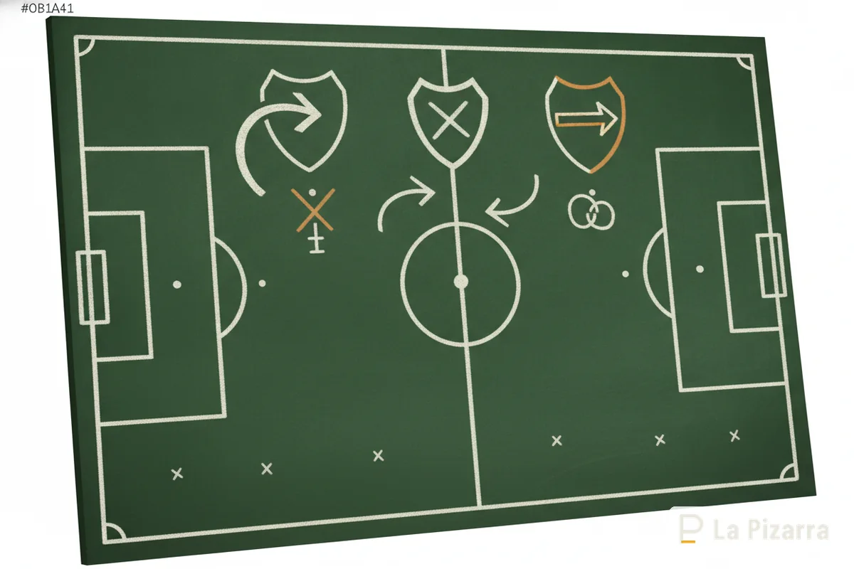 Esquema de pizarra: Doble oportunidad apuestas