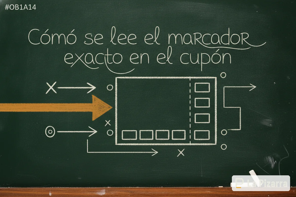 Esquema de pizarra: Marcador exacto apuestas