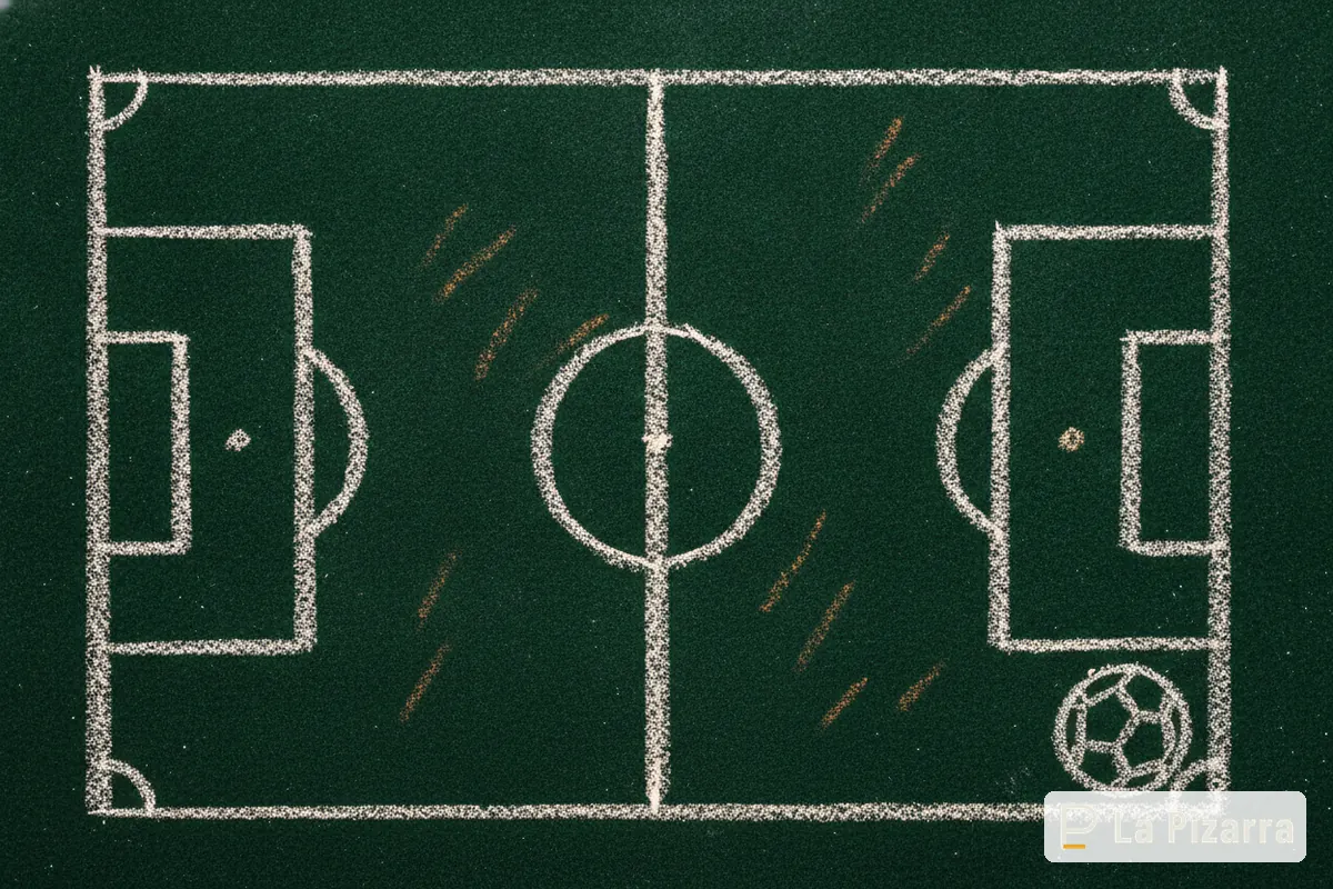 Esquema de un cupón prepartido, sin marcas