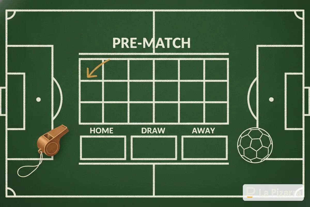 Esquema de un cupón prepartido, sin marcas