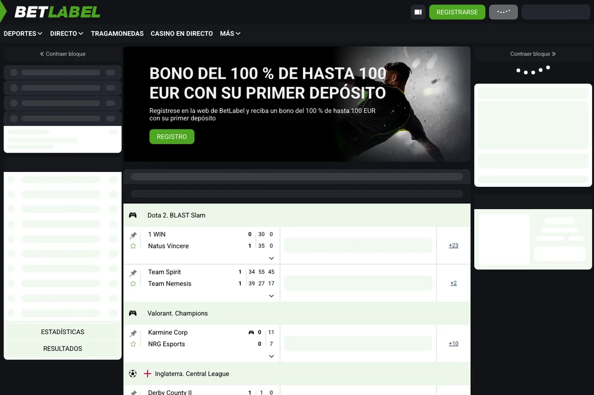 Interfaz pública de Betlabel